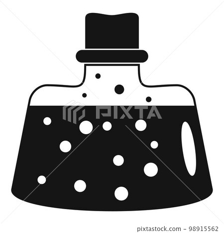 Boiling flask icon. Simple illustration of boiling flask vector icon for web design isolated on white background Boiling flask icon. Simple illustration of boiling flask vector icon for web design isolated on white background 98915562