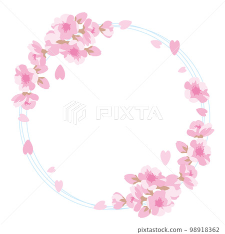 cherry blossom frame 98918362