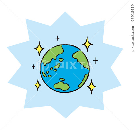 Environment_Earth_Glitter_Bakudan light blue Environment_Earth_Glitter_Bakudan light blue 98918419