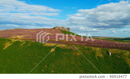 Peak District National Park - aerial view - travel photography 98918477