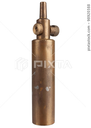 Antique vintage gun powder flask 98920388