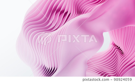Modern shape, cloth background, modern wave 98924059