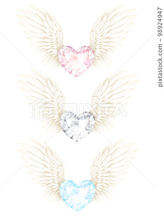 心寶石翅膀翅膀愛 心寶石翅膀翅膀愛 98924947