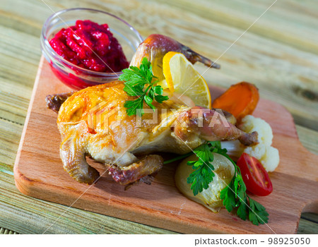 Baked in oven game dish 98925050