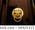 Traditional old antient Maltese door knob in Mdina city on Malta 98925315