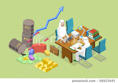 3D Isometric Flat Vector Conceptual Illustration of Oil Business 3D Isometric Flat Vector Conceptual Illustration of Oil Business 98925645