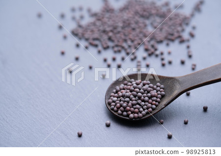 Brown mustard seed spice powder Brown mustard seed spice powder 98925813