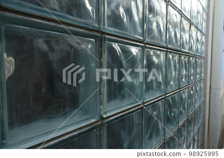glass block wall background, interior design 98925995