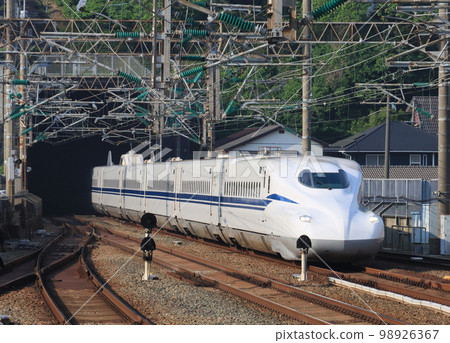 山陽新幹線 N700S Nozomi 途經新下關站 山陽新幹線 N700S Nozomi 途經新下關站 98926367