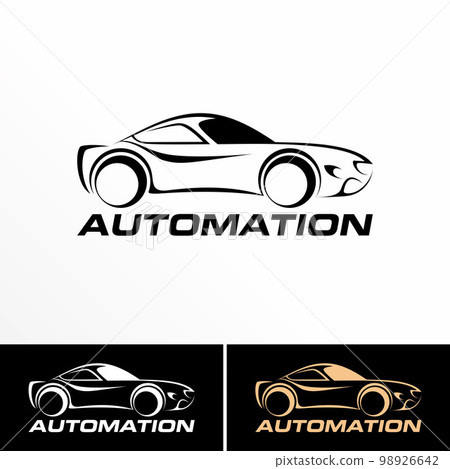 Line art Sport car image graphic icon logo design abstract concept vector stock. Can be used as a symbol related to workshop or transportation. 98926642