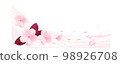 Flowing cherry blossom frame 98926708