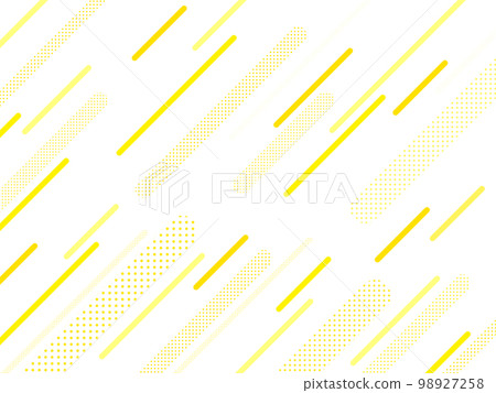Background image transparent pop diagonal line dot cute yellow 98927258