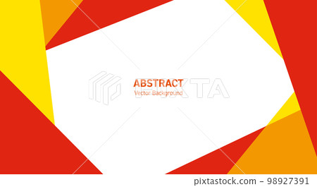 Background illustration frame of geometric figures 98927391