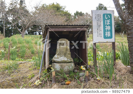 Egetsu Narcissus Road [Ibo God] 千葉縣慶南町的石佛和說明板 98927479