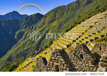 欣賞印加帝國浮城馬丘比丘遺址的絕佳景色 欣賞印加帝國浮城馬丘比丘遺址的絕佳景色 98927584