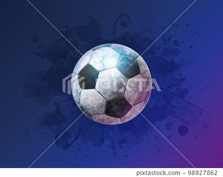 足球手繪插畫 98927862
