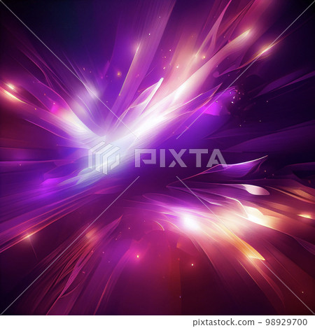 Background material: Image background of colorful prism light that spreads radially 98929700