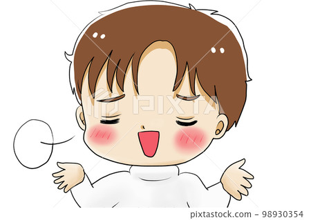 一個驚呆了姿勢的男人 一個驚呆了姿勢的男人 98930354