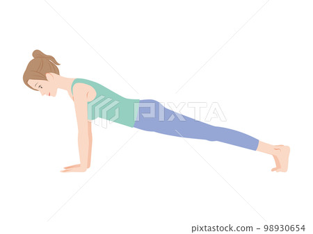 Trunk training high plank 98930654
