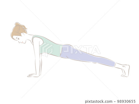 Trunk training high plank Trunk training high plank 98930655