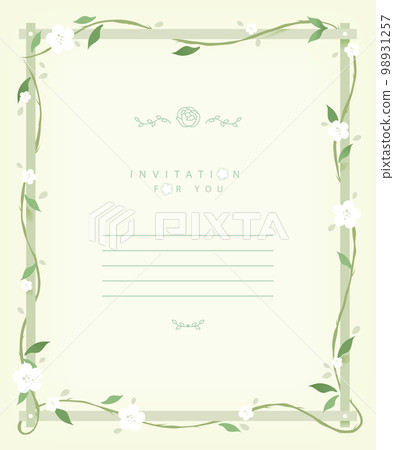 Bright Spring Flower Frame Invitation 09 Bright Spring Flower Frame Invitation 09 98931257