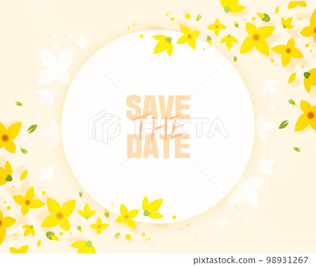 Bright Spring Flower Frame Invitation 05 Bright Spring Flower Frame Invitation 05 98931267