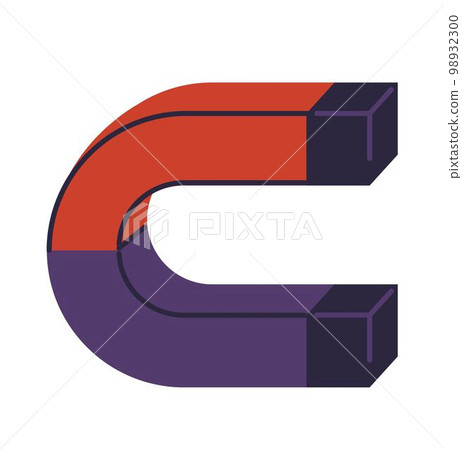 Magnet with sides, piece of iron school supplies 98932300