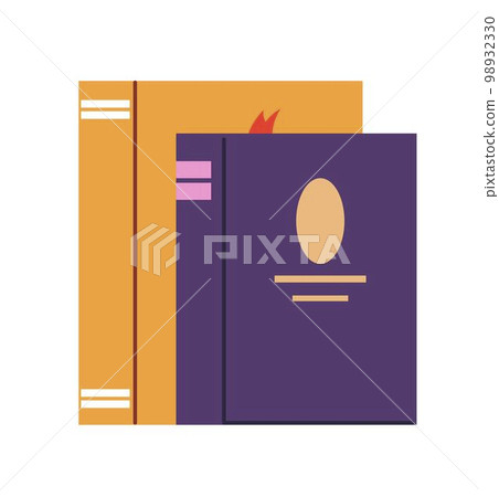 School supplies pile of books for education vector School supplies pile of books for education vector 98932330