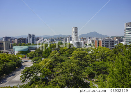 從小倉城拍攝的城市景觀。 從小倉城拍攝的城市景觀。 98932539