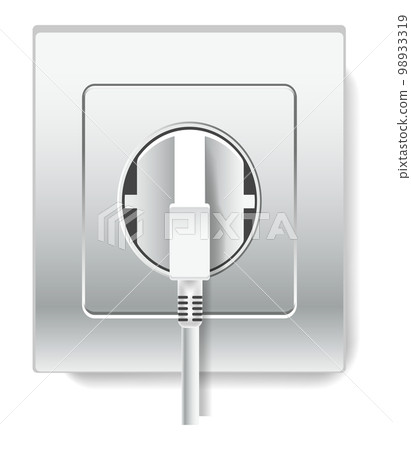 Socket and plug with wire electricity isolated electric item Socket and plug with wire electricity isolated electric item 98933319