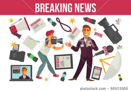 Breaking news television and journalism mass media Breaking news television and journalism mass media 98933908