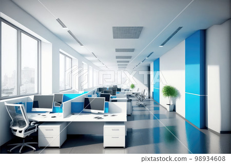 Modern office interior design. Contemporary workspace for creative business. 98934608