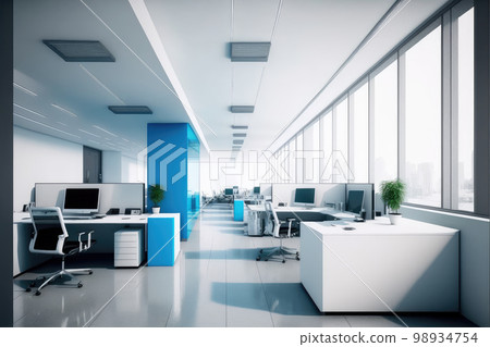 Modern office interior design. Contemporary workspace for creative business. 98934754