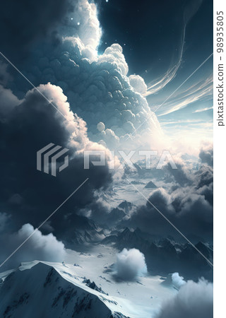 Abstract vertical background colorful beautiful background sky graphic illustration. Abstract vertical background colorful beautiful background sky graphic illustration. 98935805