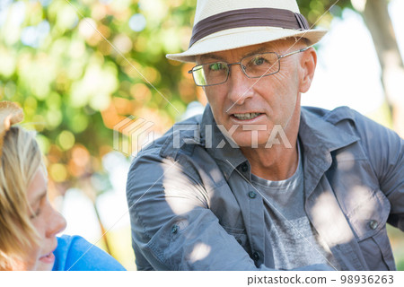 Senior man share its experience with guy Senior man share its experience with guy 98936263