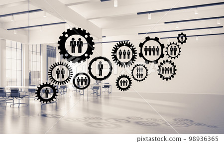 Networking and wireless connection as concept for effective modern business Networking and wireless connection as concept for effective modern business 98936365