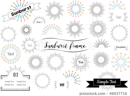sunburst frameset 98937718
