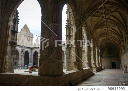 Interior aisles of the Santiago de Compostela Cathedral, Galicia, Spain Interior aisles of the Santiago de Compostela Cathedral, Galicia, Spain 98938993