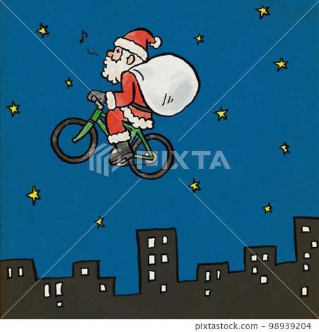 騎自行車的聖誕老人 騎自行車的聖誕老人 98939204