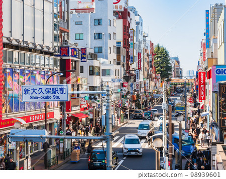 Tokyo Korean Town Shin-Okubo *Partially soft focus Tokyo Korean Town Shin-Okubo *Partially soft focus 98939601