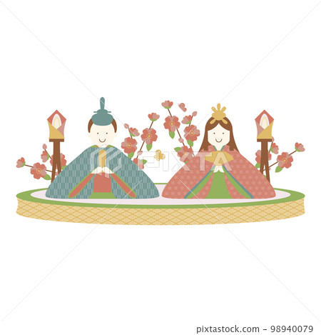 Doll's Festival Hina Dolls Two Hina Dolls 98940079