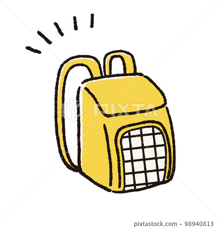 Illustration of a pet backpack - Stock Illustration [98940813] - PIXTA