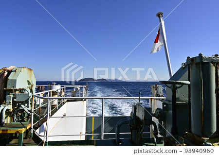 View of Cape Irago from the Isewan Ferry in transit 98940960