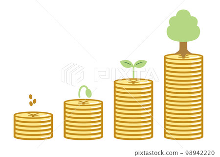 日元向右上漲的累積圖像 日元向右上漲的累積圖像 98942220
