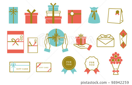 禮物和禮物的插圖集 禮物和禮物的插圖集 98942259