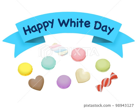 白色情人節快樂 & 糖果 白色情人節快樂 & 糖果 98943127