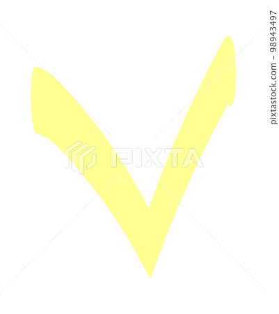 Marker highlighter elements. Hand drawn shape line 98943497