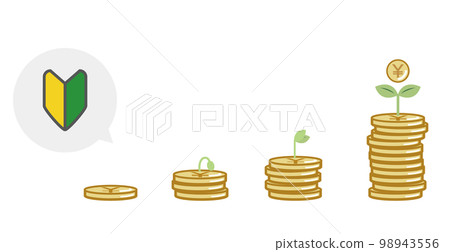 Accumulation image of Japanese Yen Rising to the right Accumulation image of Japanese Yen Rising to the right 98943556