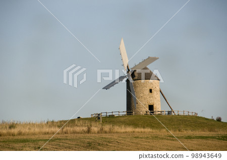 Windmills in the countryside of Brittany, France (no people) Windmills in the countryside of Brittany, France (no people) 98943649