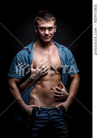 Sexy muscular man Sexy muscular man 98943968